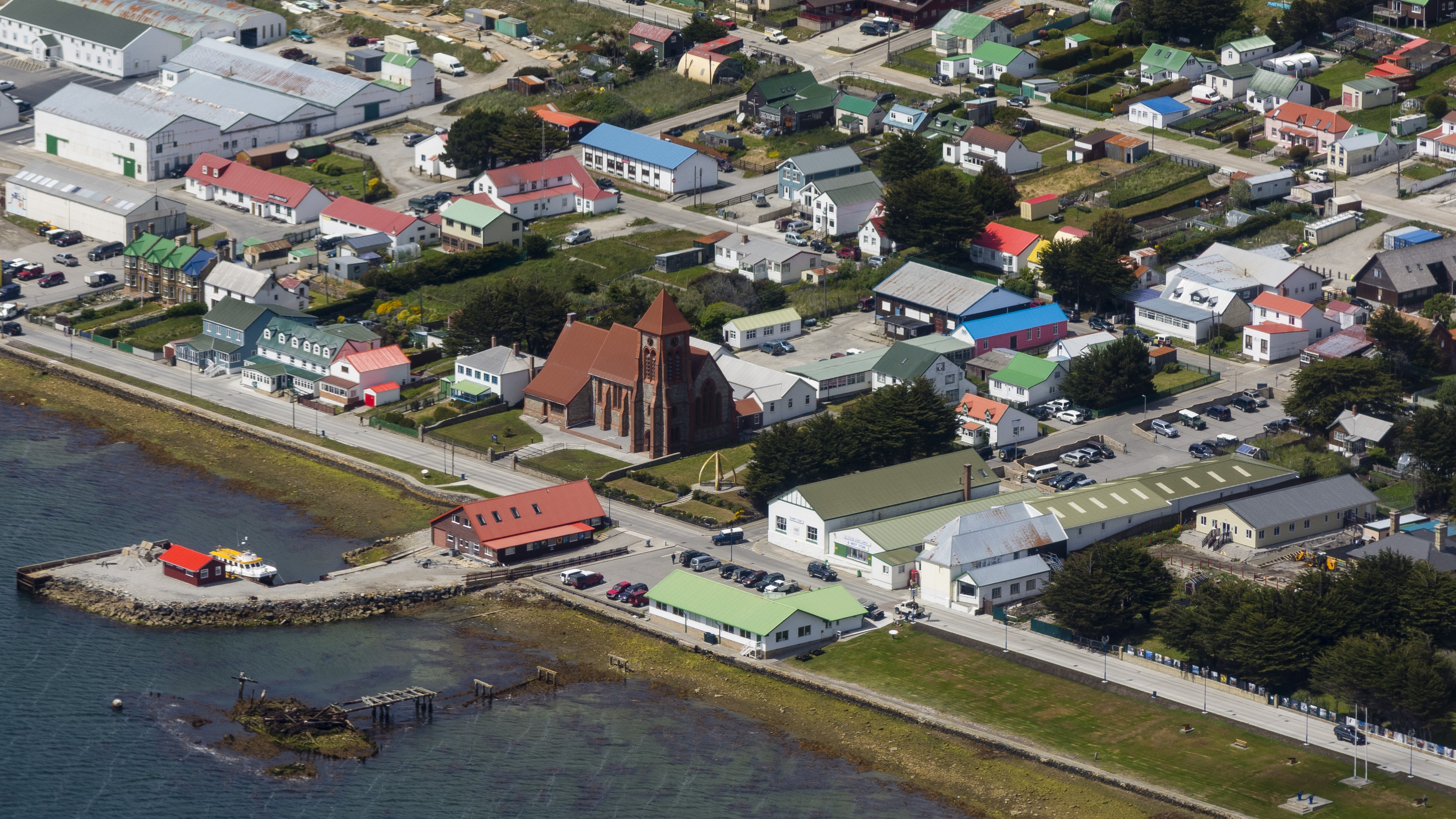 Stanley in the Falkland Islands has won city status