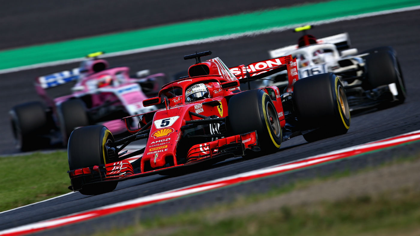 Sebastian Vettel Ferrari F1 Japan GP