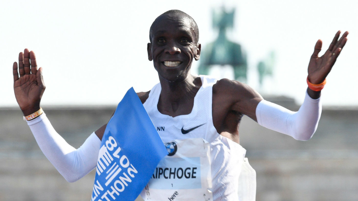 Eliud Kipchoge Berlin Marathon world record time