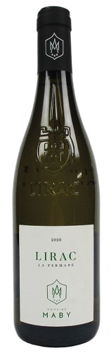 2020 Lirac Blanc wine, La Fermade, Domaine Maby, Southern Rhône, France  