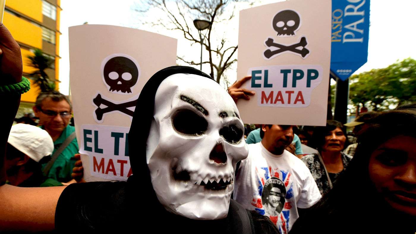The TPP has sparked huge protests around the Pacific