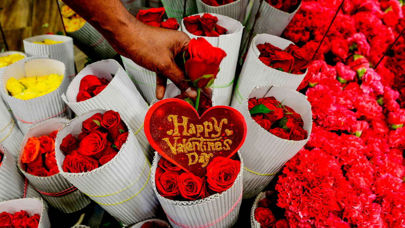 Valentine’s day roses