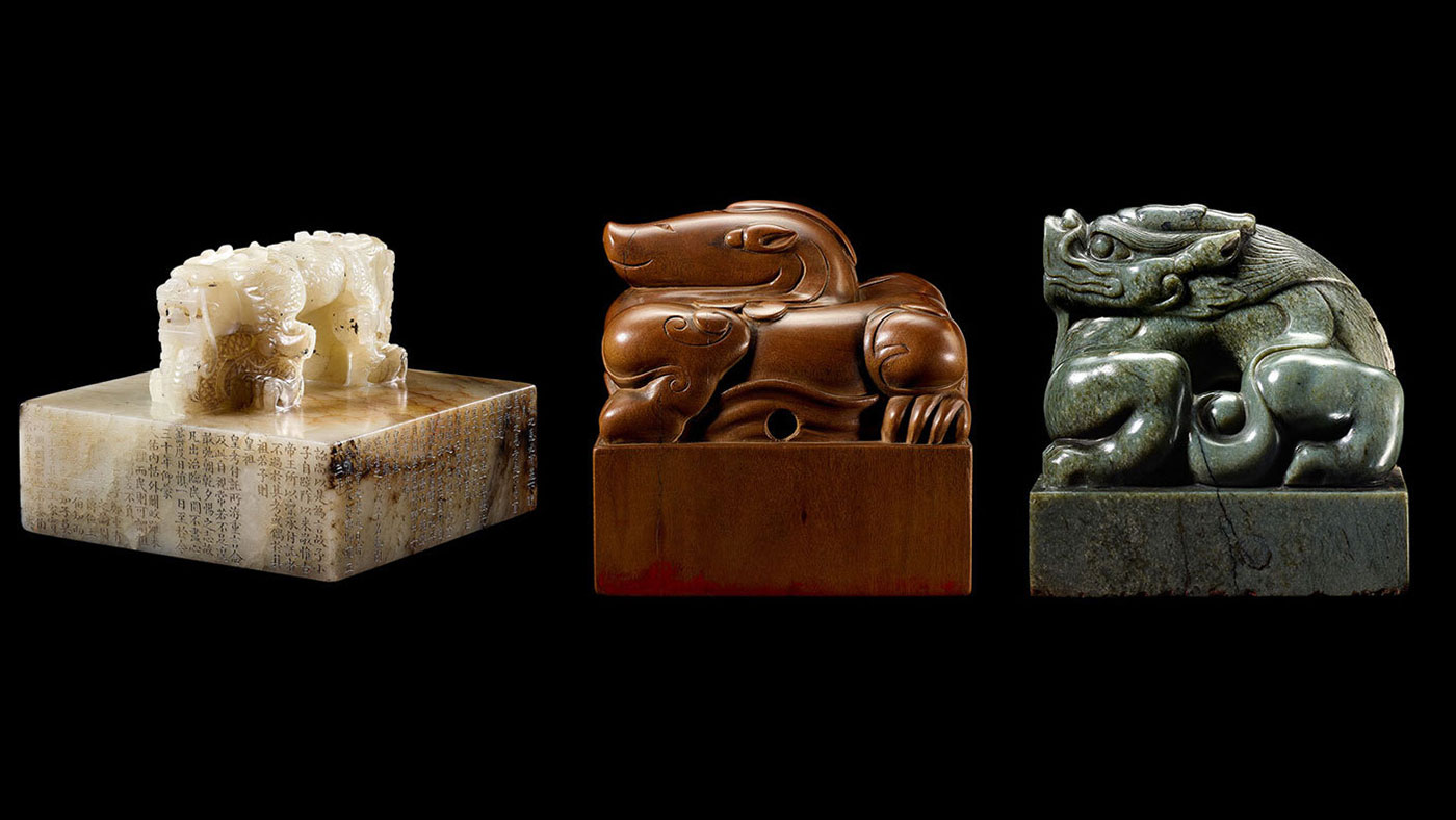 Three Chinese imperial seals © Sotheby&#039;s