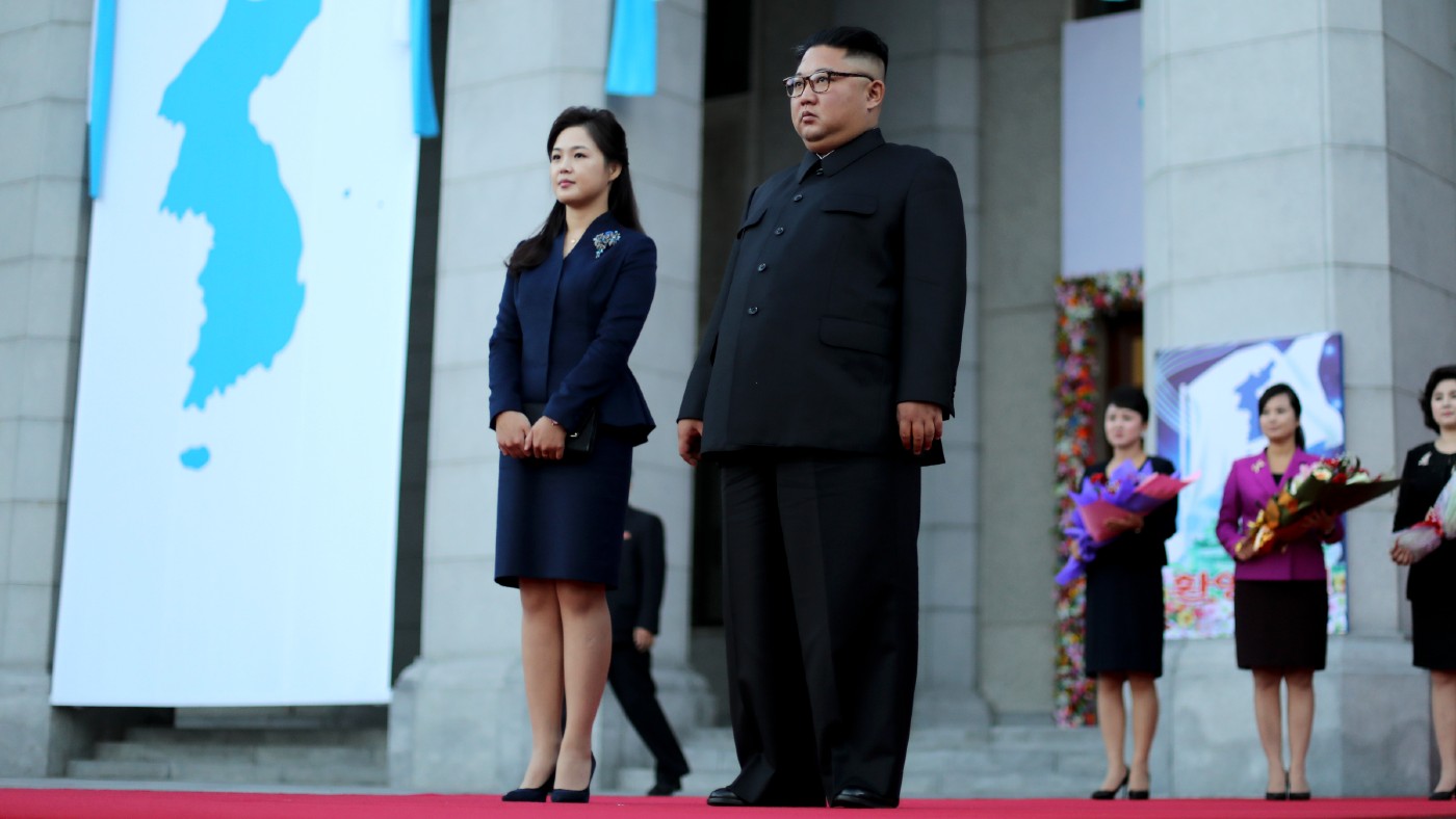 Kim Jong Un and Ri Sol Ju