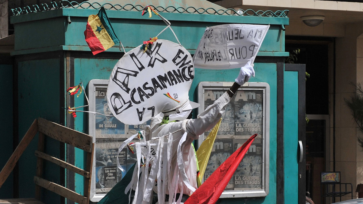 Casamance protestor