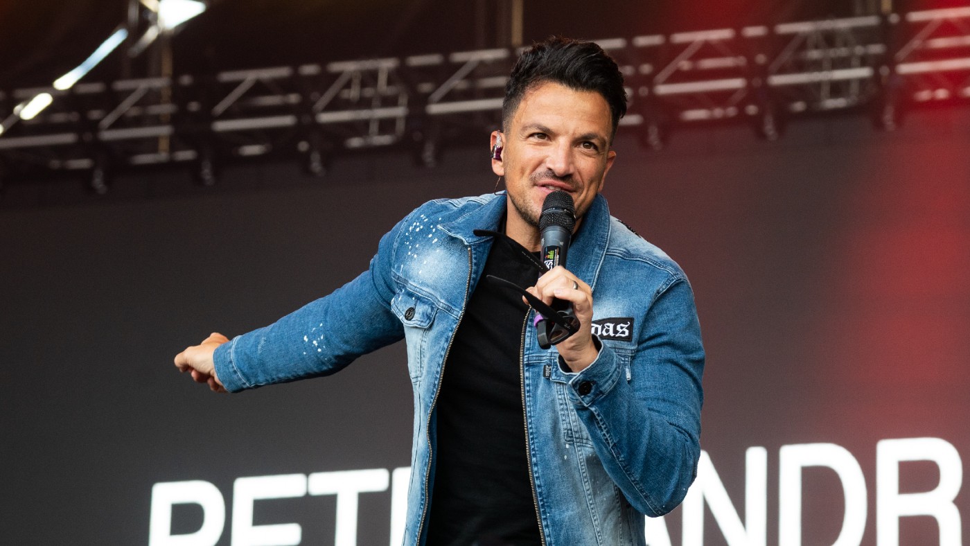 Peter Andre on stage