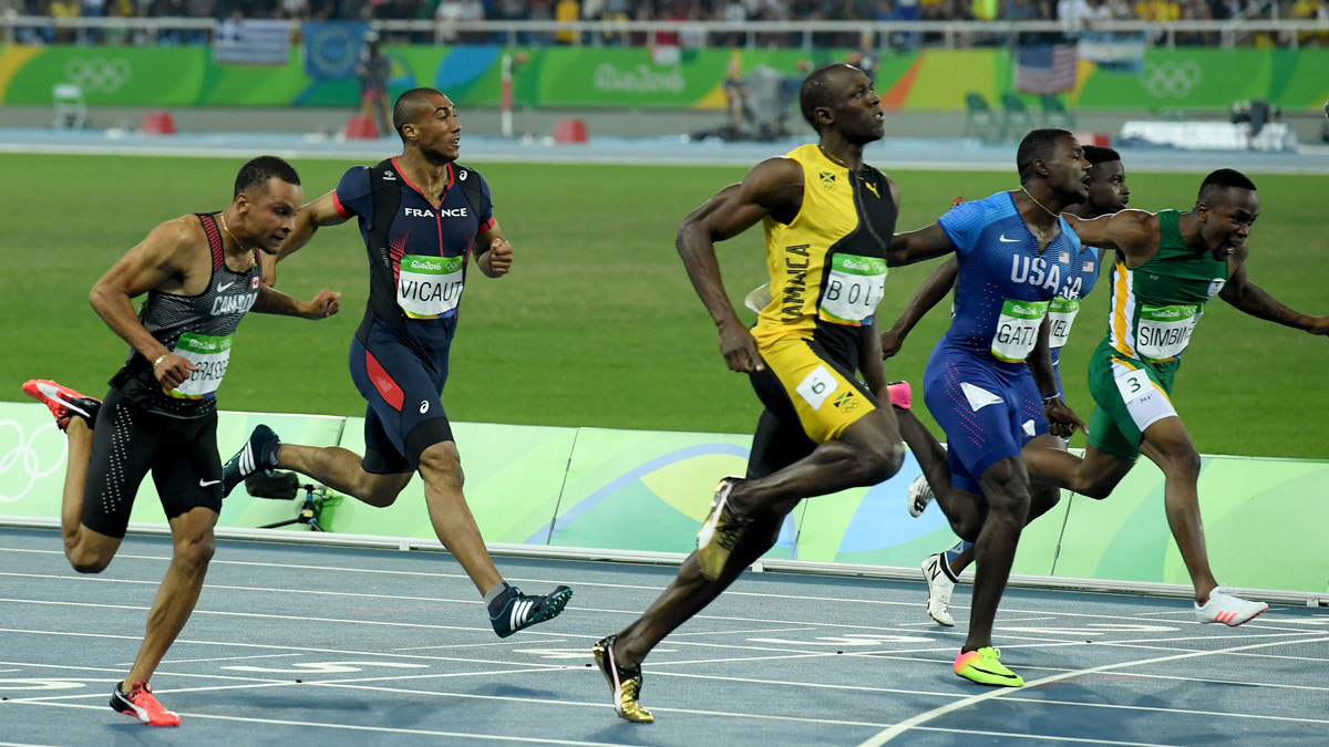 Usain Bolt 2016 Olympic 100m final Rio
