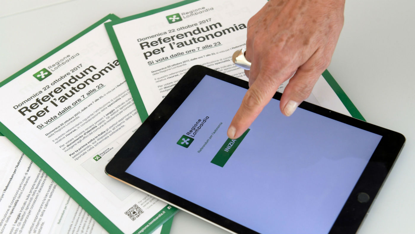 For the first time Lombardy&#039;s citizens could use an app to vote in Sunday&#039;s referendum