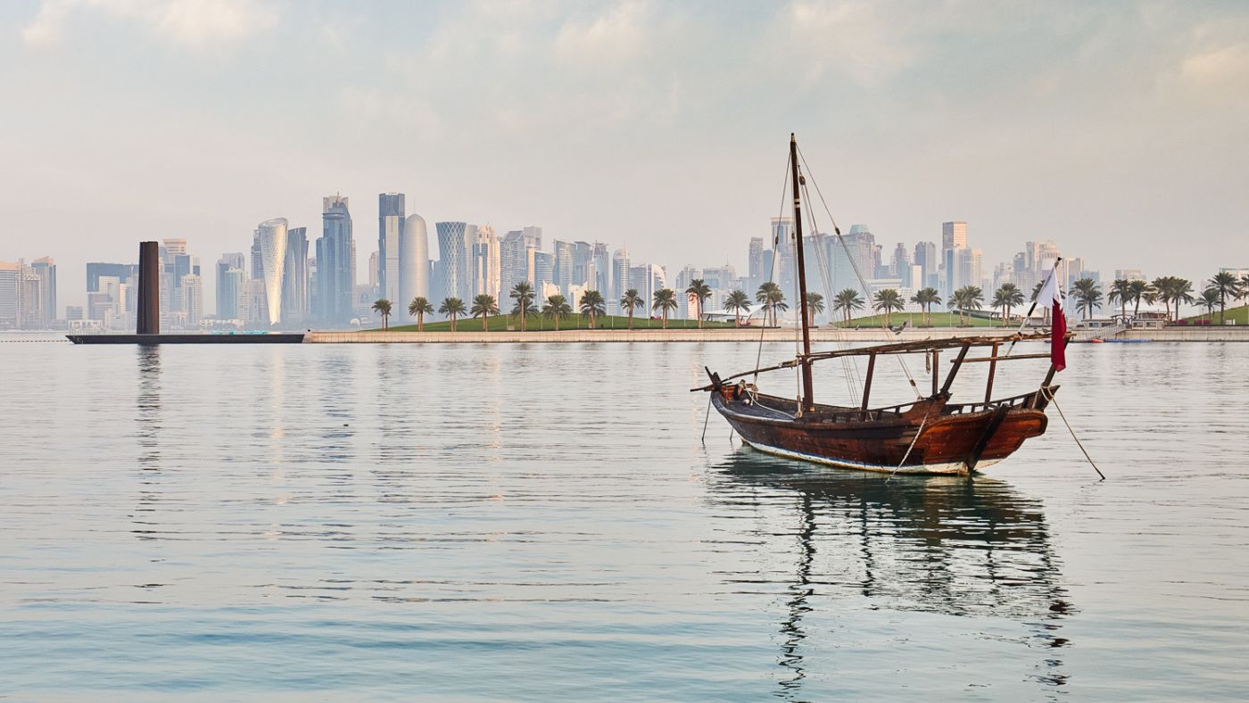 Take a dhow cruise in Doha