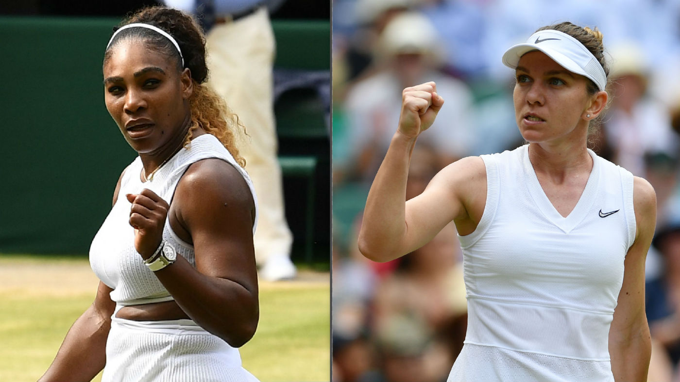 Serena Williams will play Simona Halep in the 2019 Wimbledon women’s singles final