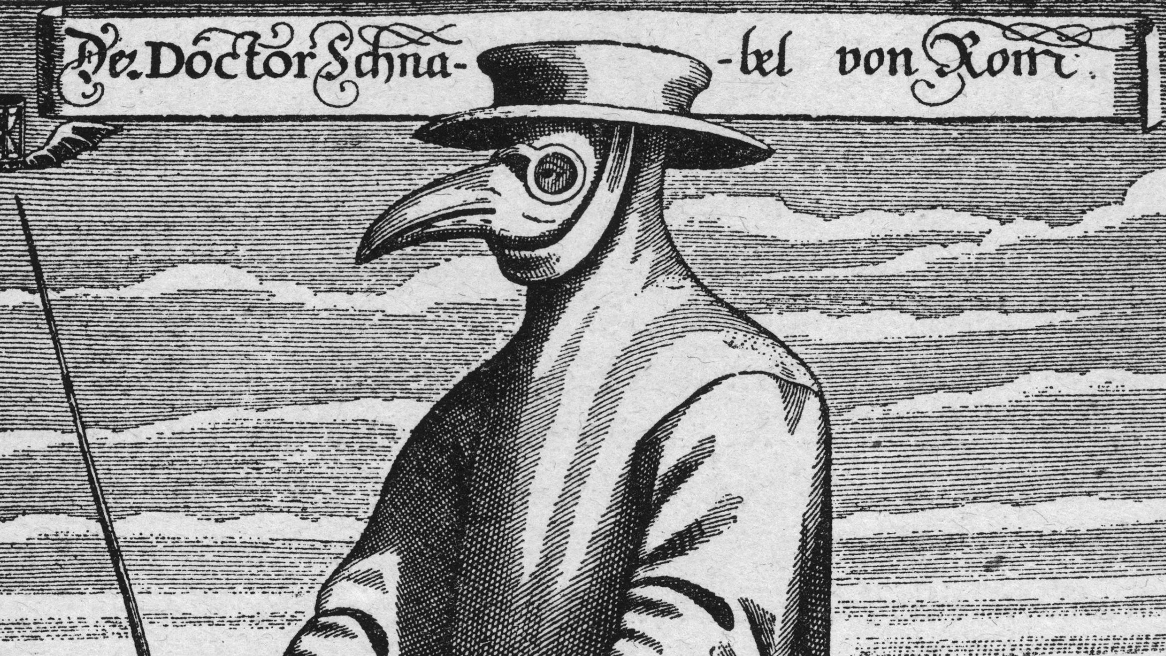 A plague doctor