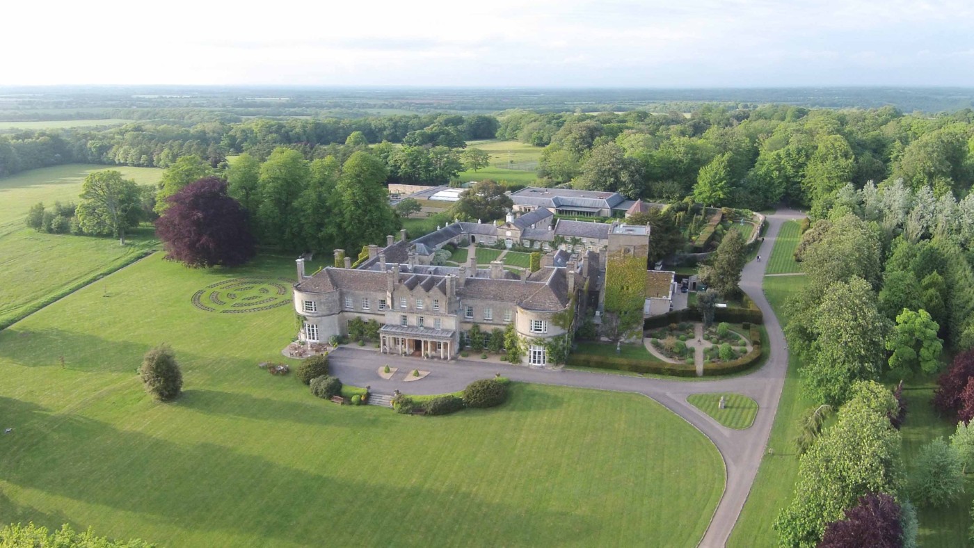 Lucknam Park is located on 500 acres of wooded grounds