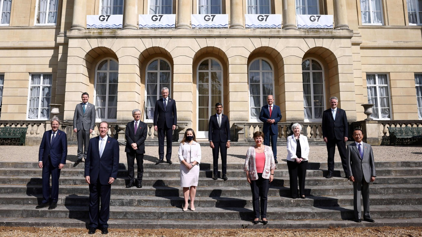 G7 finance ministers met at Lancaster House in London  