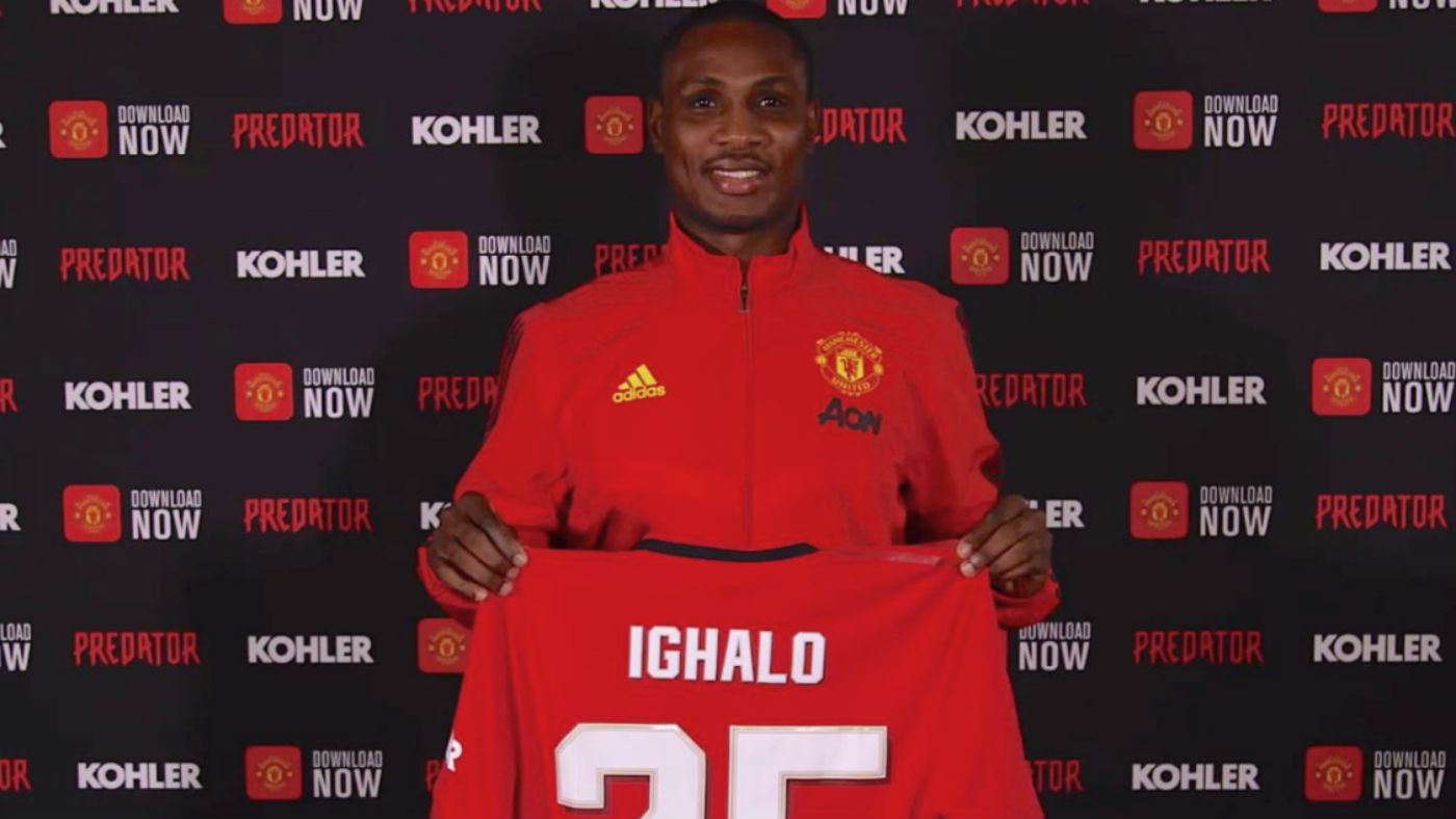 Odion Ighalo signed on loan for Manchester United in the January transfer window 