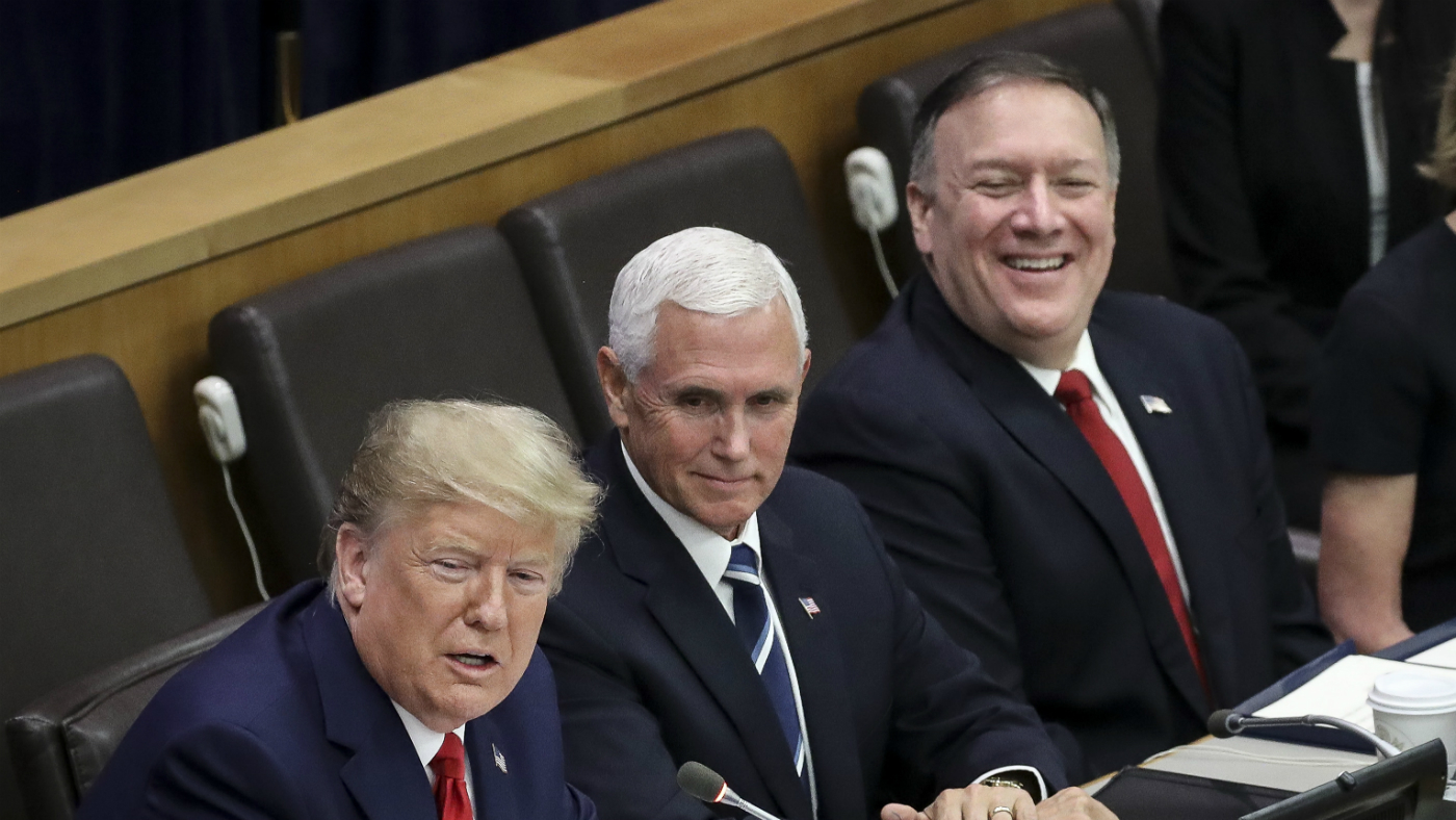 Donald Trump, Mike Pence, Mike Pompeo