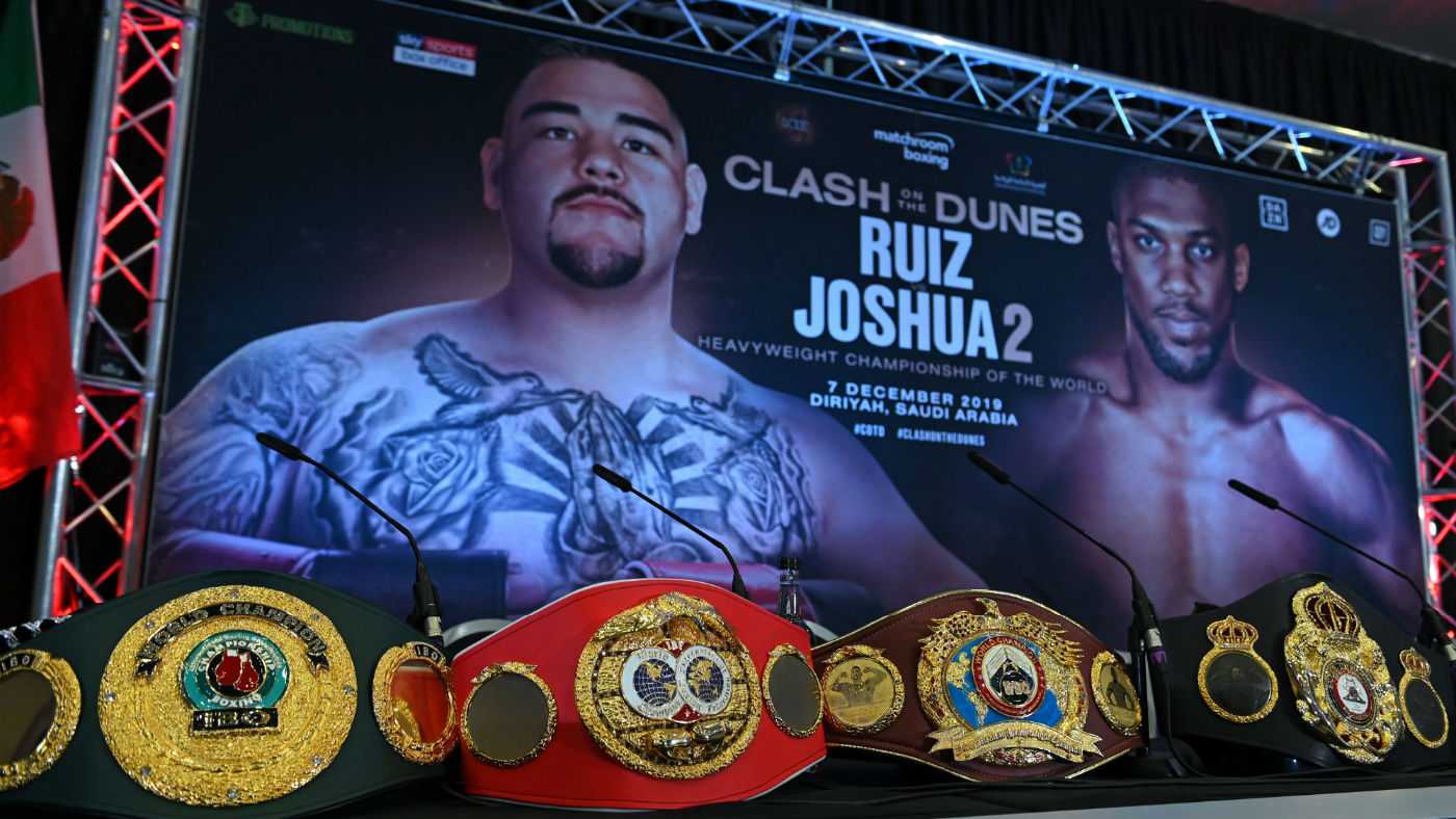 Andy Ruiz Jr vs. Anthony Joshua II: the WBA, IBF, WBO and IBO heavyweight belts are on the line in Saudi Arabia 