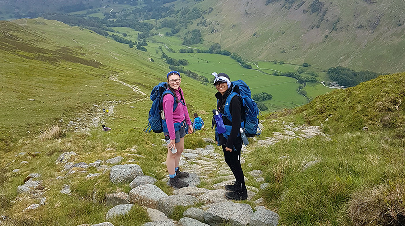 Students from Bolton School Girls’s Division on a Duke of Edinburgh expedition