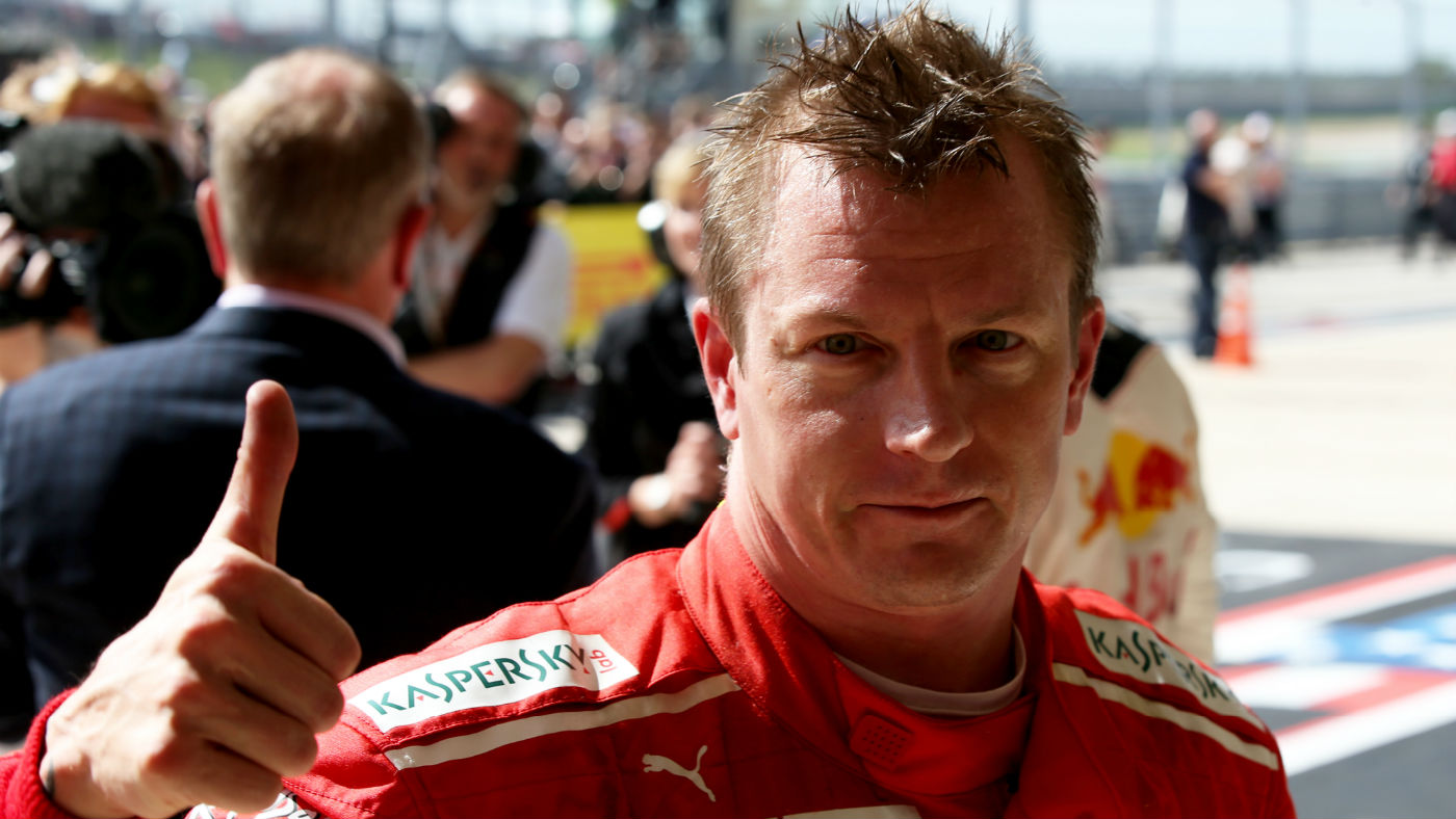 Ferrari’s Kimi Raikkonen won the F1 United States Grand Prix in Austin on 21 October