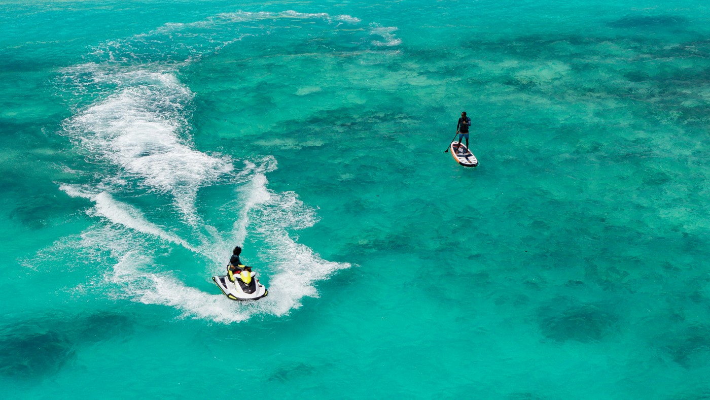At Cora Cora Maldives there is a range of water sports available for guests