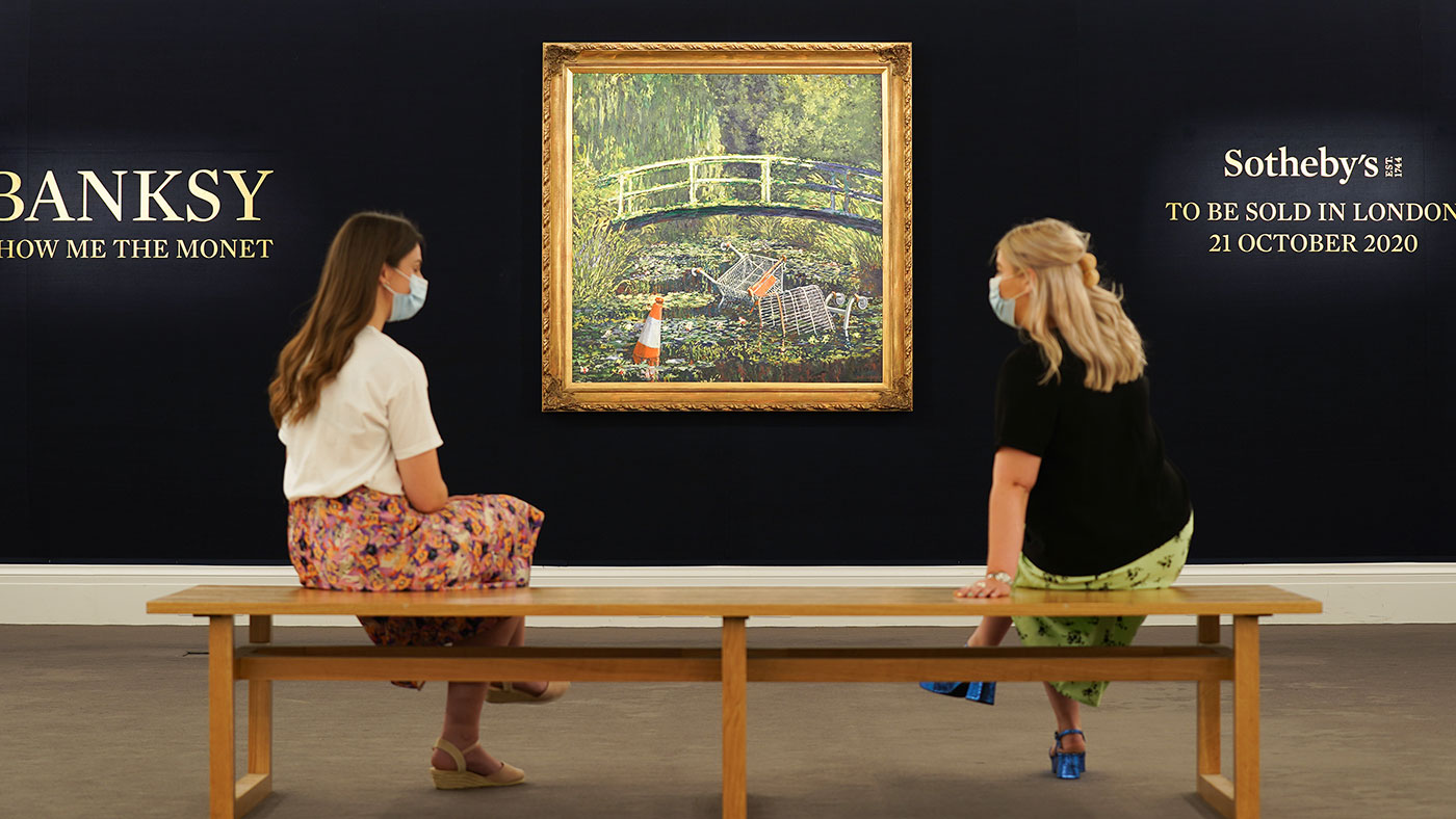 Banksy&#039;s Show me the Monet at Sotheby&#039;s