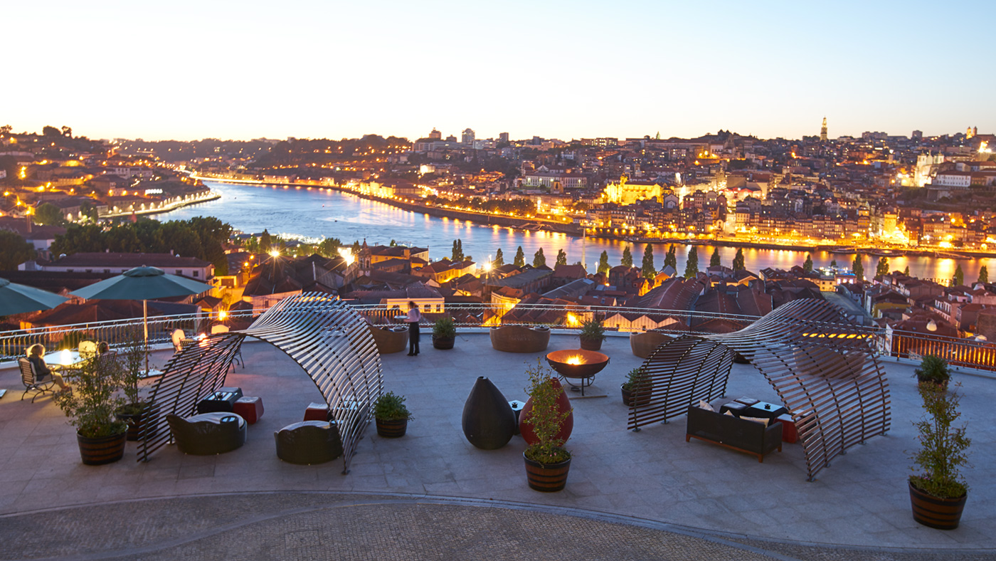 The view from The Yeatman hotel in Porto
