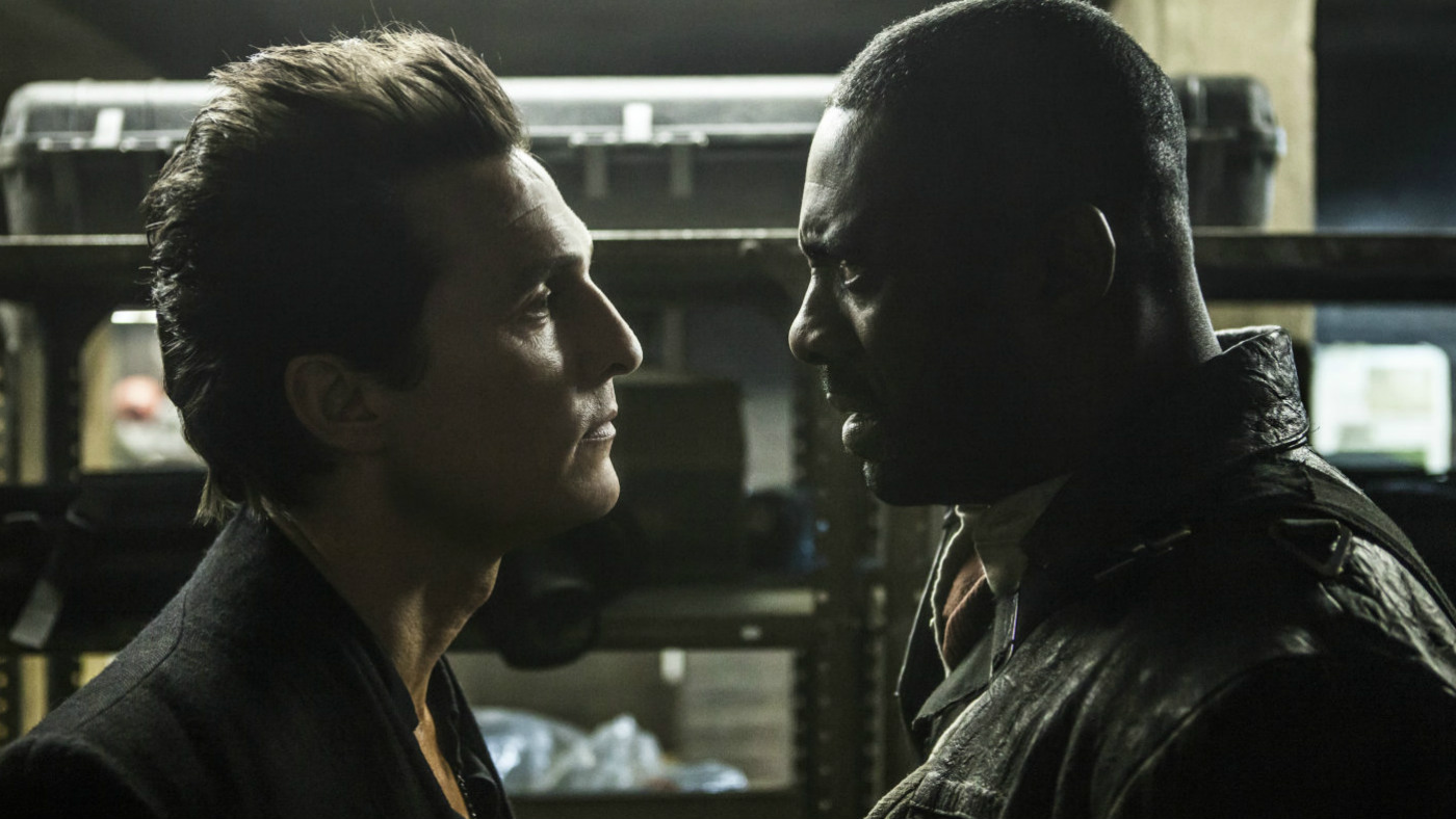 Matthew McConaughey and Idris Elba in Stephen King&#039;s The Dark Tower