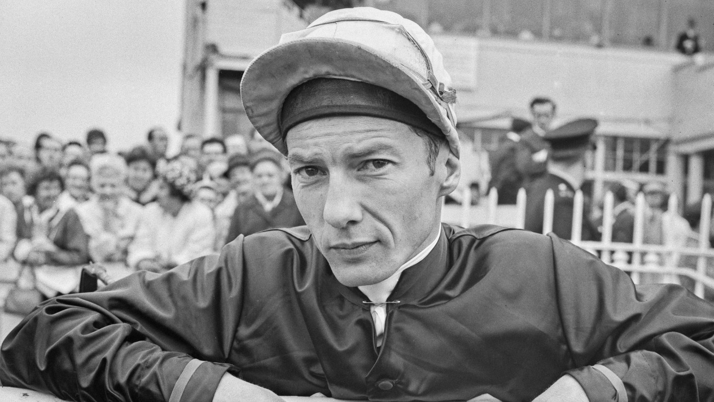 Lester Piggott at Ascot Racecourse in June 1964 