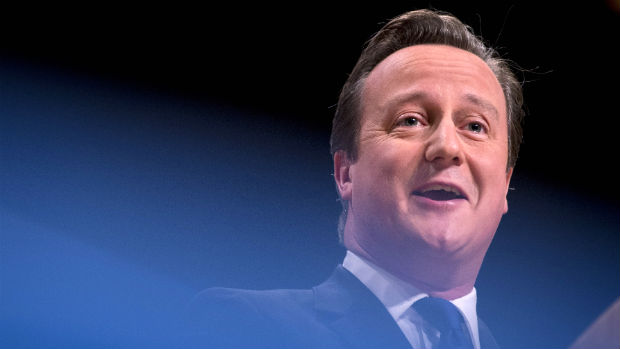 David Cameron at the Conservative Party conference