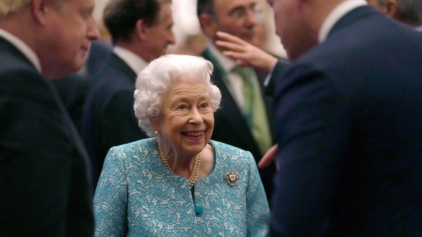 The Queen at a reception at Windsor Castle
