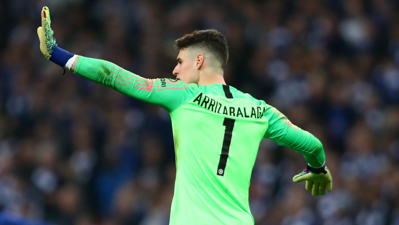 Chelsea goalkeeper Kepa Arrizabalaga refuses to be substituted during the Carabao Cup final