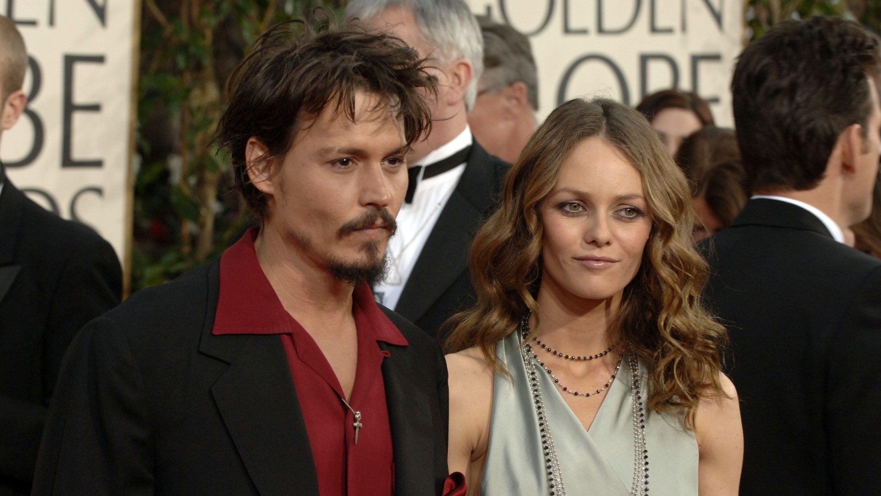 Depp and Paradis at the Golden Globes in 2006