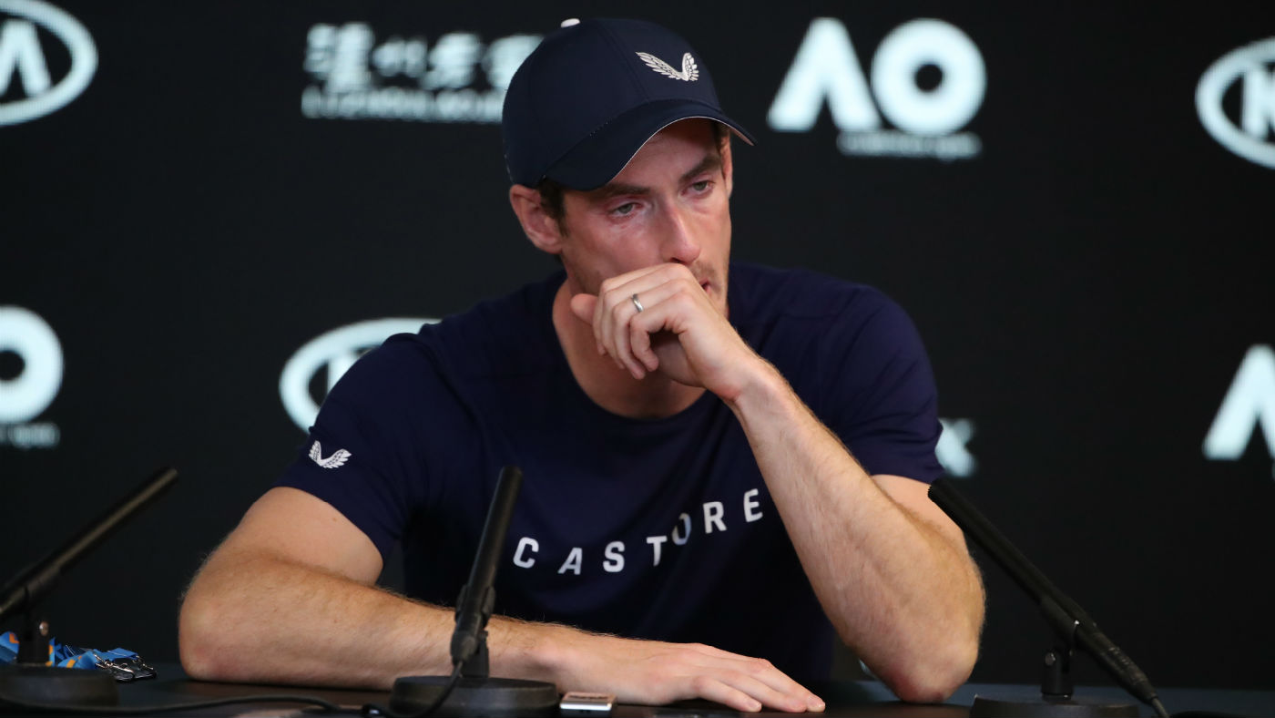 Andy Murray was in tears during his press conference at the Australian Open