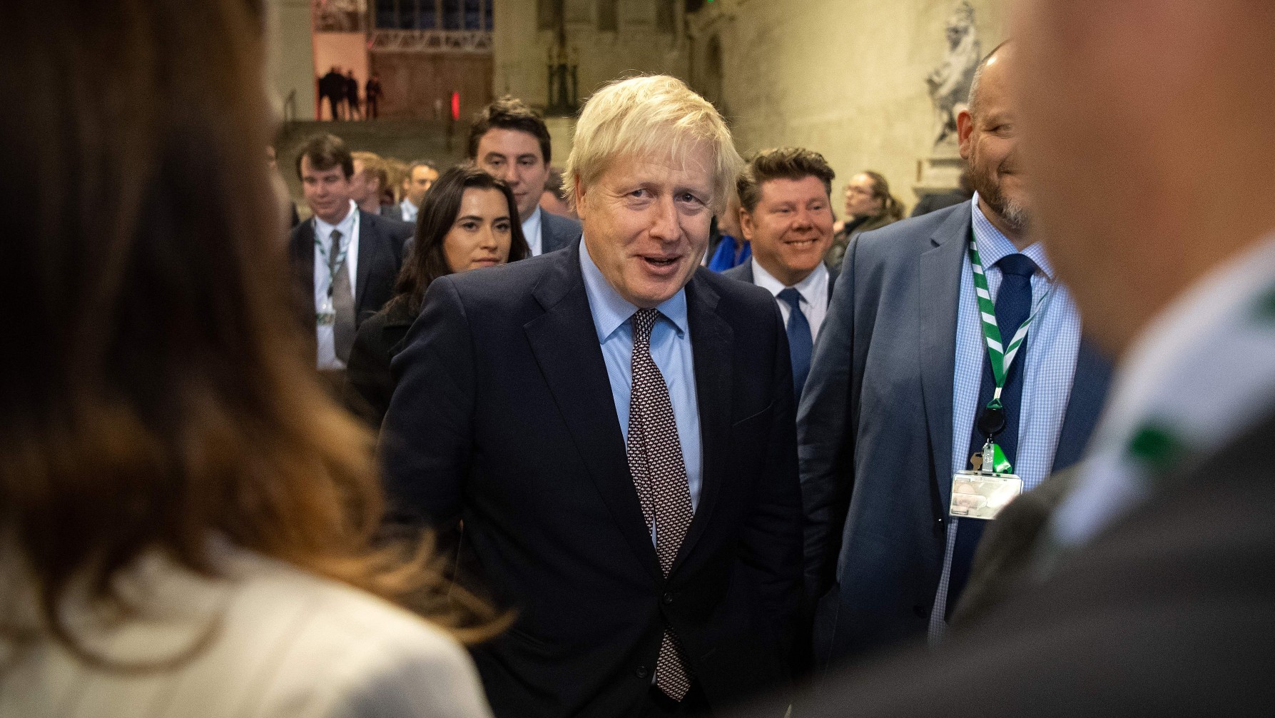 Boris Johnson in December 2019