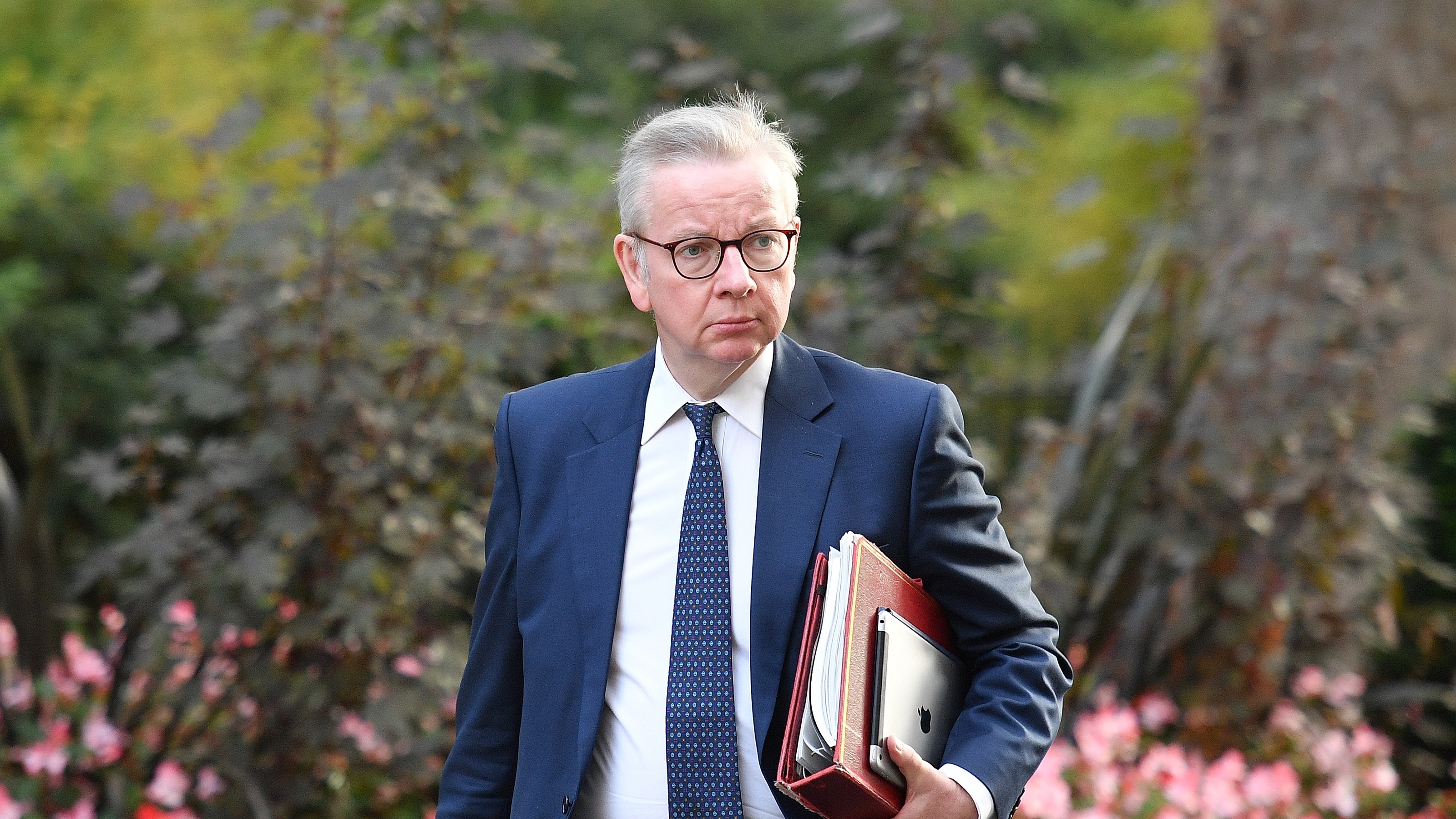 Minister for the Cabinet Office Michael Gove walks up Downing Street