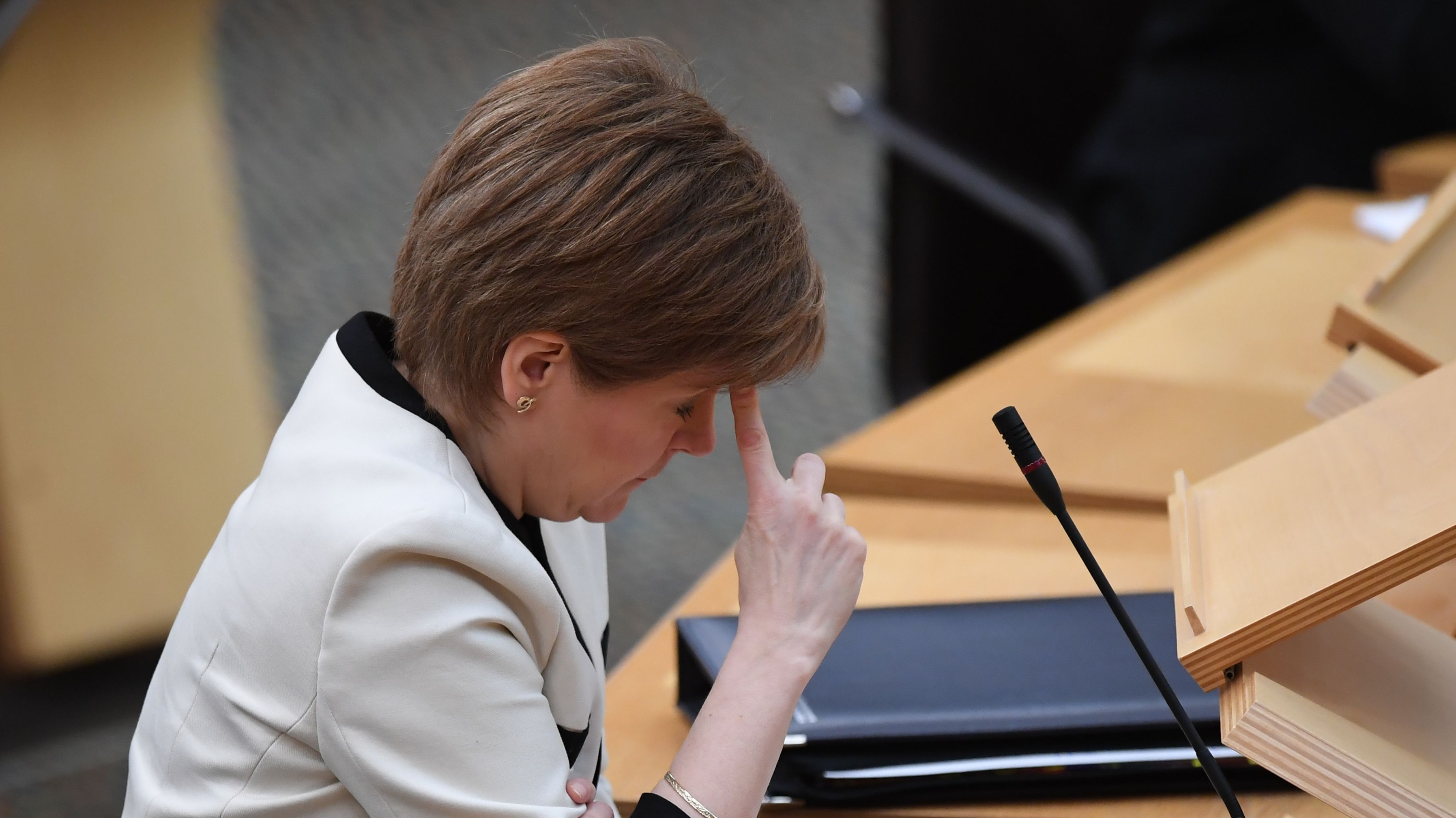 Nicola Sturgeon attends First Minister&#039;s Questions.