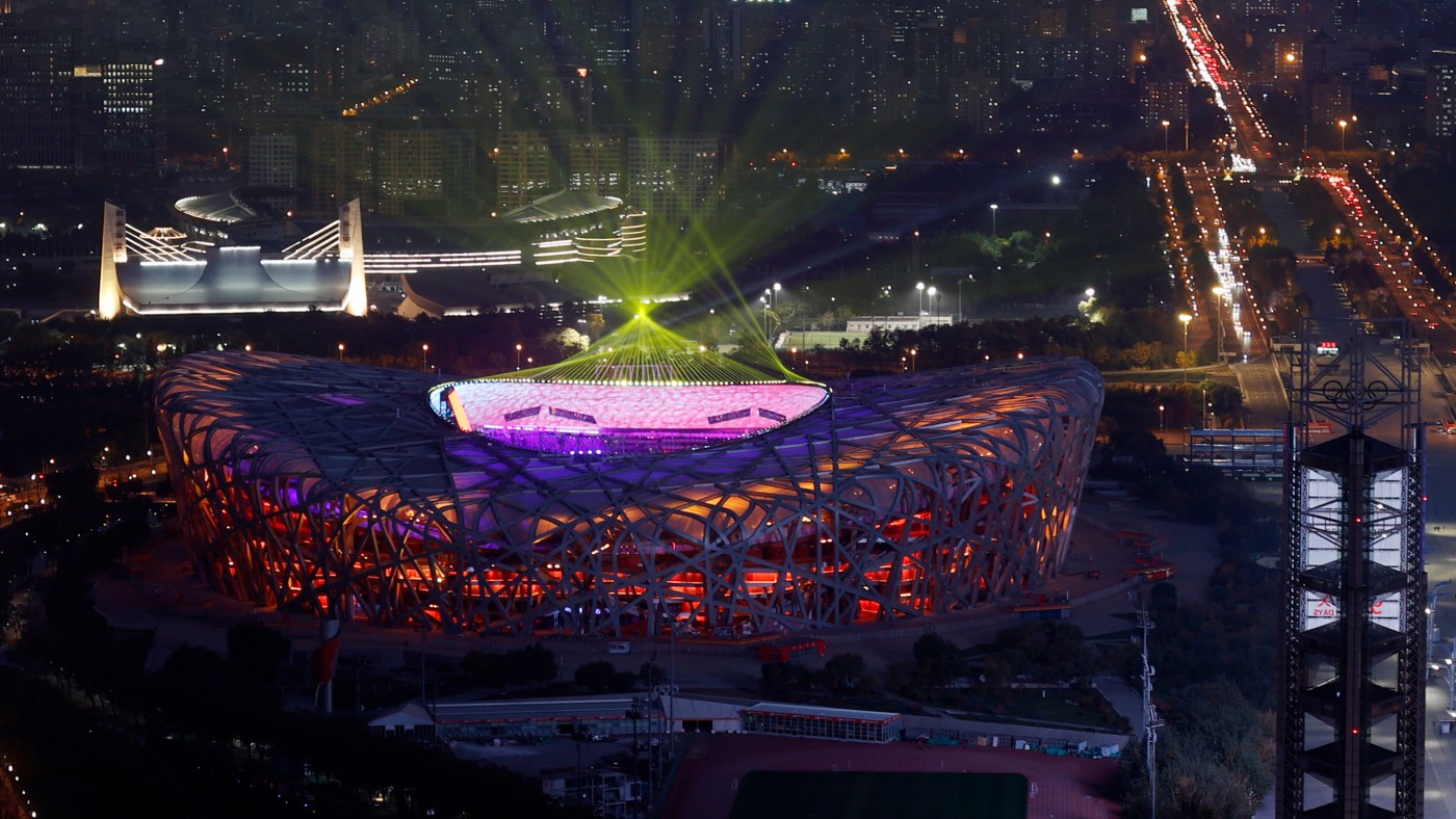 The National Stadium in Beijing  
