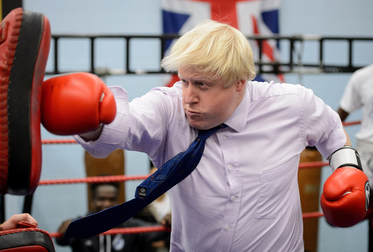 London Boris Johnson boxing