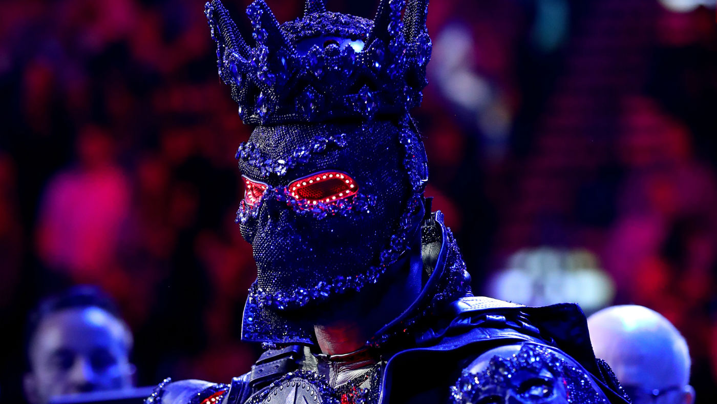 Deontay Wilder wore an elaborate costume ahead of his defeat against Tyson Fury 