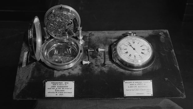 John Harrison&#039;s chronometer which won the original Longitude Prize in 1714