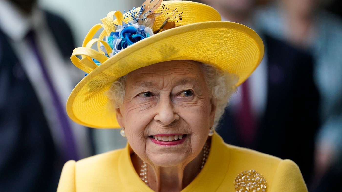 Queen Elizabeth II at Paddington Station on May 17, 2022