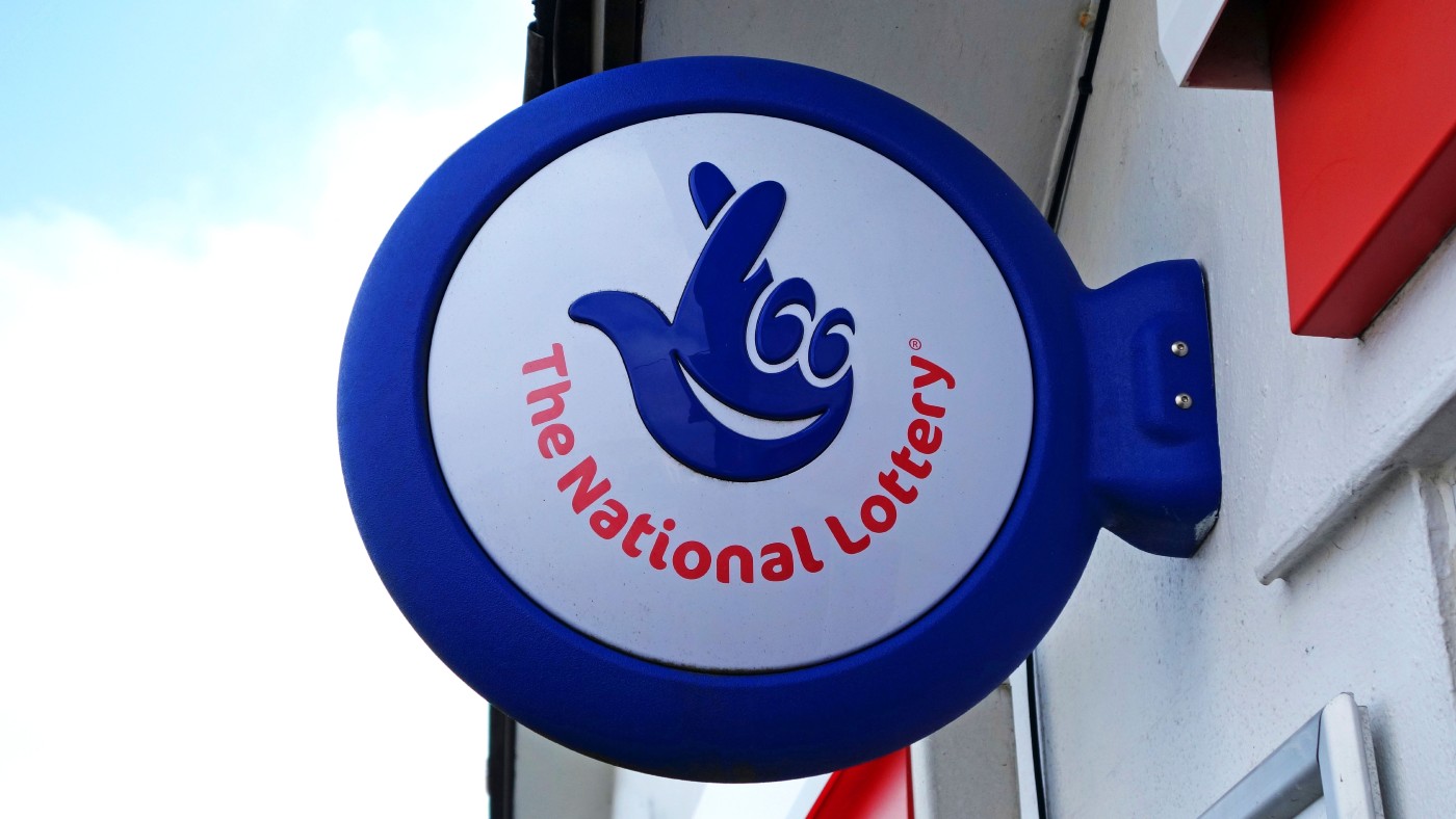 The National Lottery sign