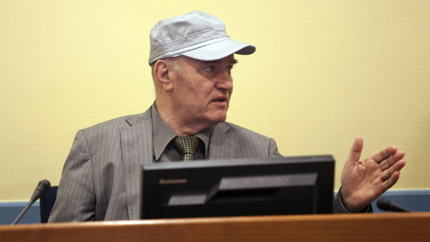 Former Bosnian Serb Military Leader Ratko Mladic