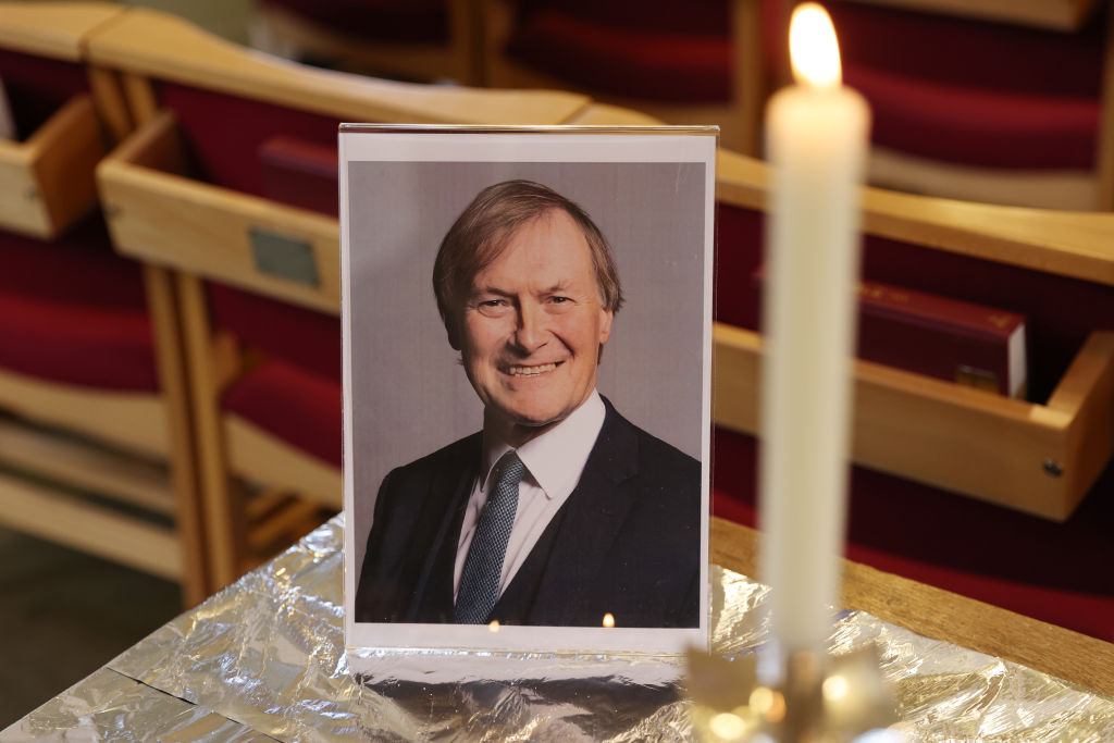 Portrait of David Amess at St Michael’s Church in Leigh-on-Sea