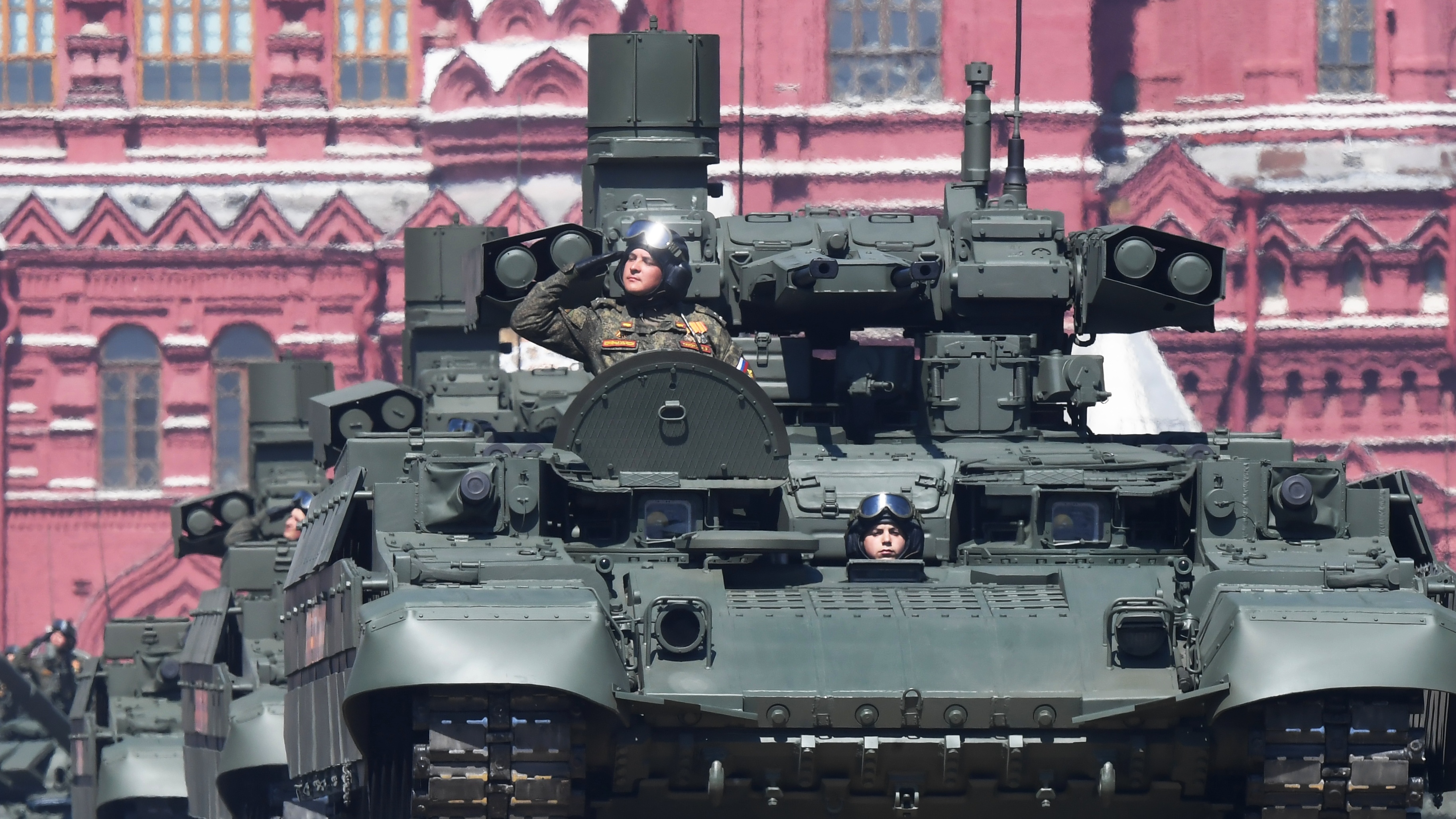 A BMPT ‘Terminator’ tank on display during last year’s Victory Day parade in Red Square
