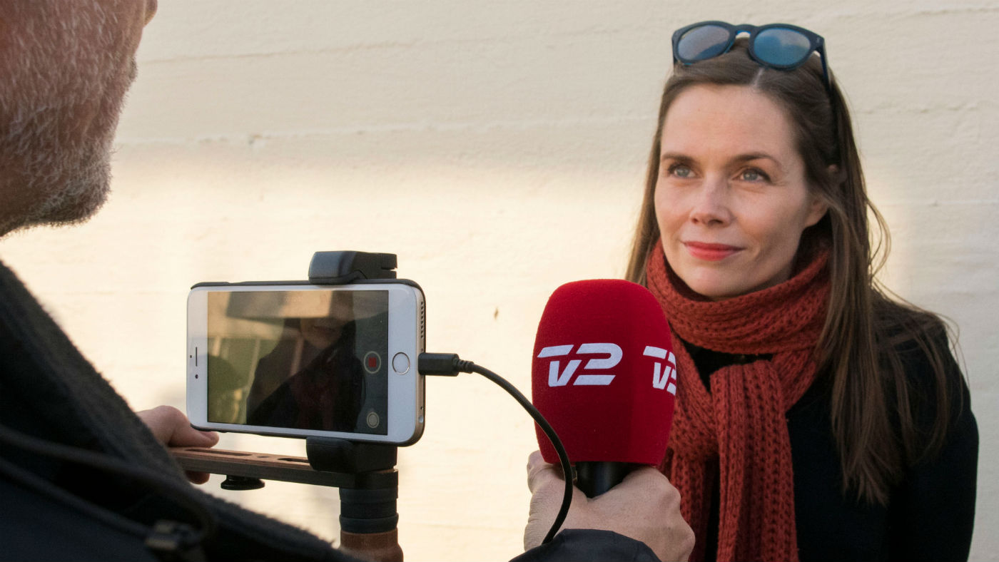 Katrin Jakobsdottir, Chair of the Left-Green Movement, could form the next government
