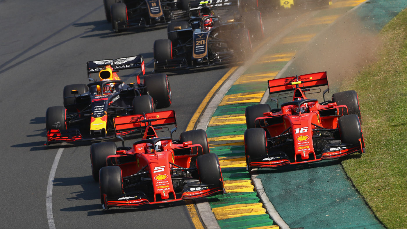 Ferrari’s Sebastian Vettel and Charles Leclerc finished fourth and fifth at the Australian GP