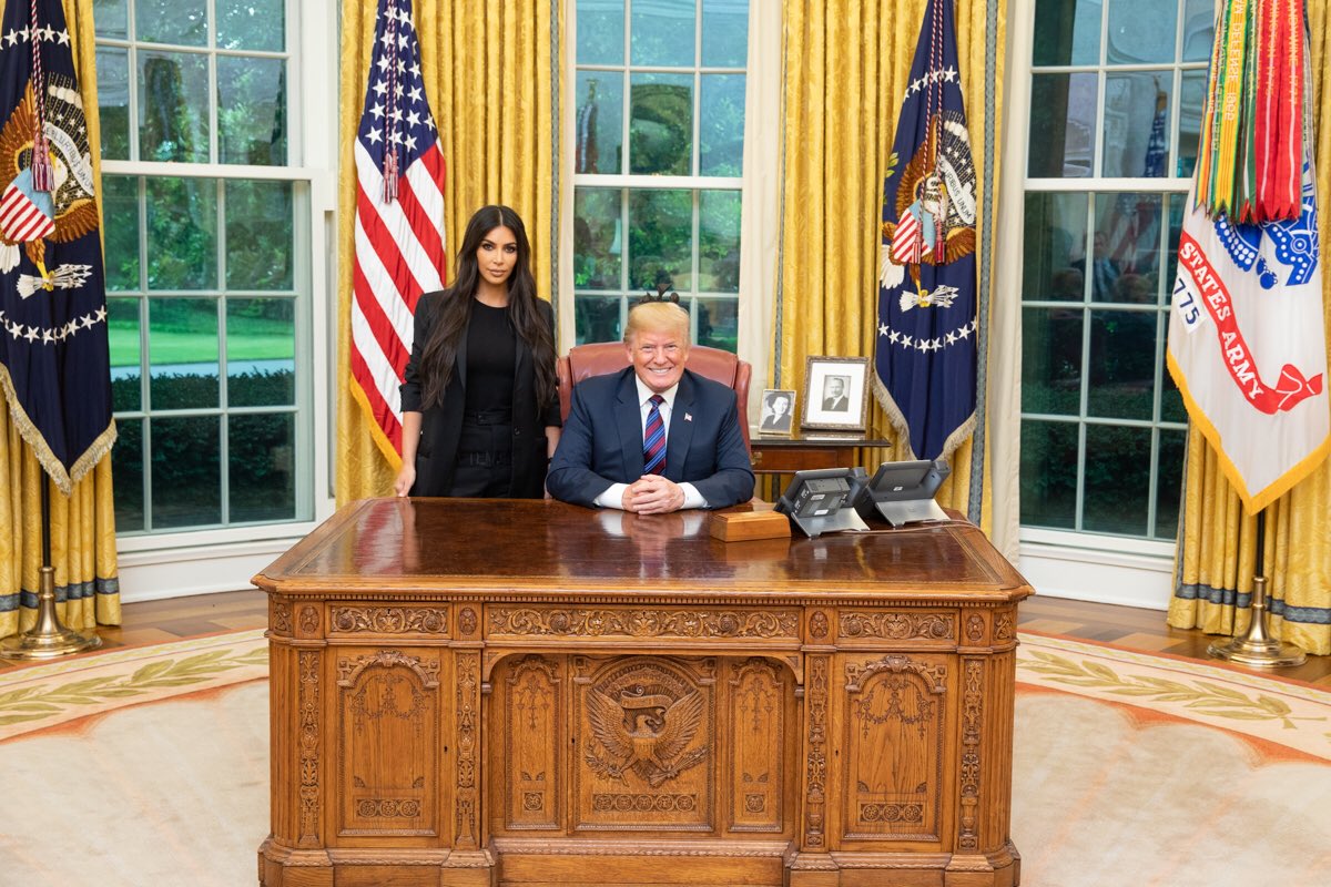 Trump, Kim Kardashian