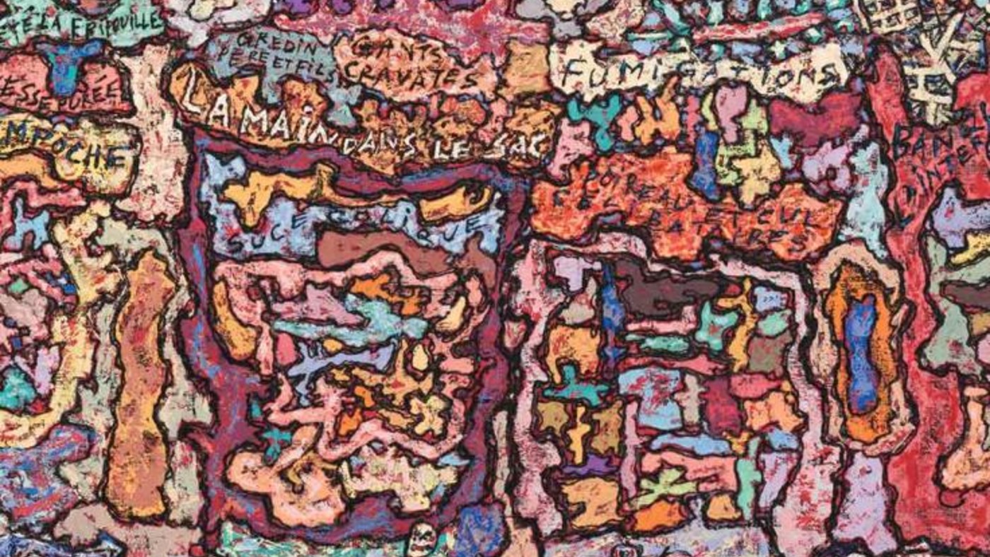 Caught in the Act (La Main dans le sac) by Jean Dubuffet (1961)