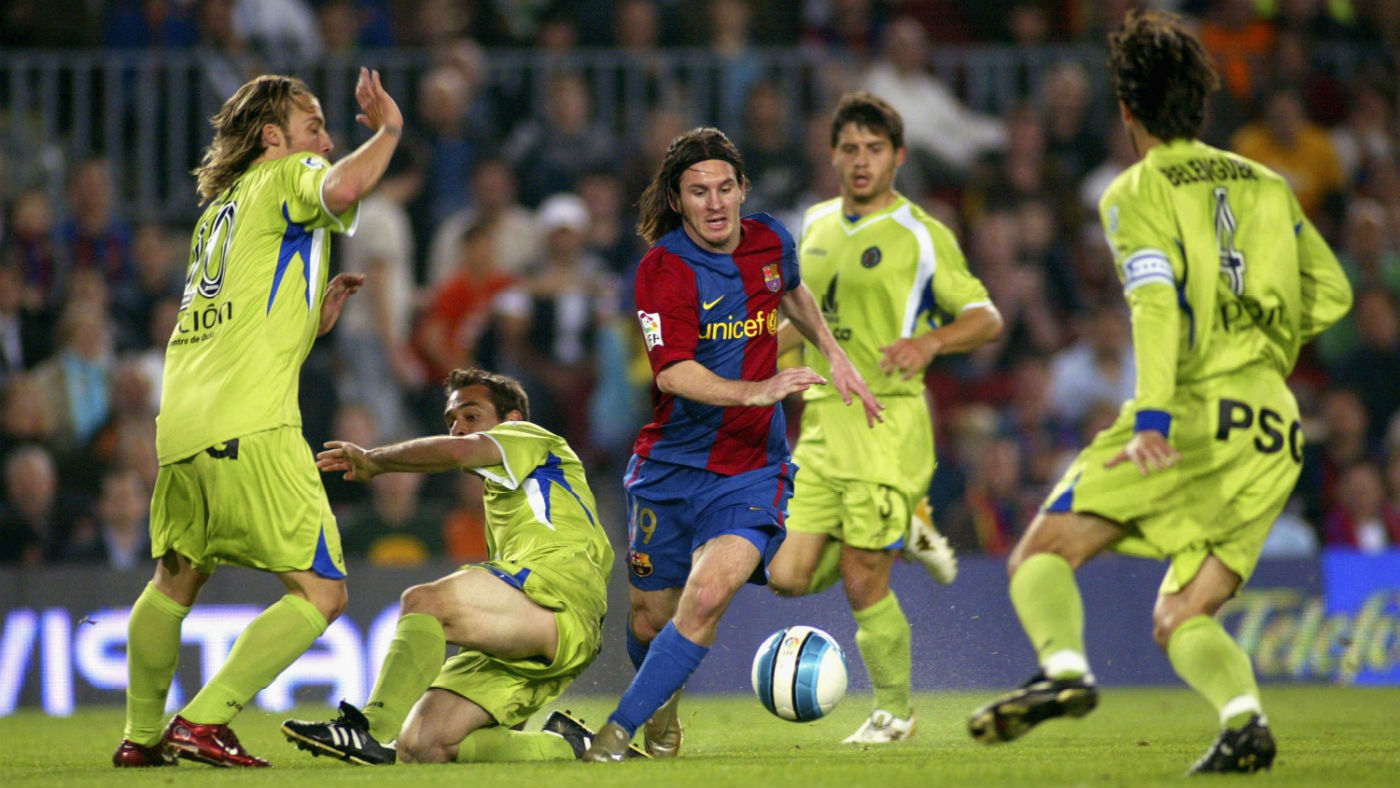 Lionel Messi’s goal against Getafe in 2007 was voted Barcelona’s best ever by supporters