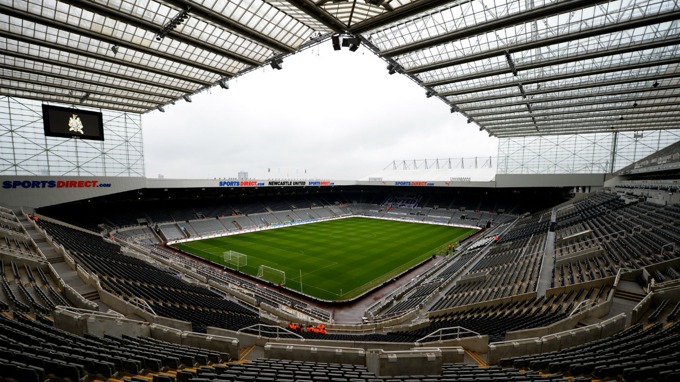 St James’ Park is the home stadium of Premier League club Newcastle United 